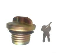 Tankdeckel Metall Gold für BMW 320i für 530i 630CSi Käfer - Kraftstoffdeckel mit Halteband Ersatzteil 321201551G