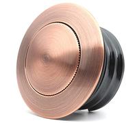 Tankdeckel,Motorrad Tankdeckel Motorrad Rändeler Brennstoffgaskappe Aluminium Ölabdeckung Fit für Harley Touring Road King Sportster Dyna Fat Bob Softail Bad Boy(Copper)