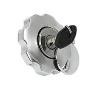 Tankdeckel,Tankdeckel AbschließBar Motorrad-Kraftstoff-Tankdeckel Cover Lock-Satz For Honda Motorrad Gas Tankdeckel Cover Lock W Keys Silber Ton