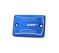 Tankteil Motorrad-Hauptbremszylinderkappe, Zubehör, CNC-Aluminium, Abdeckung Des Bremsflüssigkeitsbehälters Vorn Für YAMAHA TRACER 7/GT 2019 2020 2021 2022(Blu)