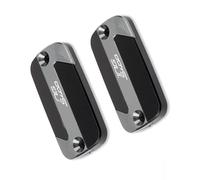 Tankteil Motorräder Zubehör CNC Front Bremse Reservoir Flüssigkeit Tank Abdeckung Öl Tasse Kappe Für KYMCO Xciting 250 300 350 400 S400 500(Grey)