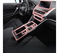 TaoZong Auto Innenfolie Komplettset für Mitsubishi Eclipse Cross 2024 2023 2022,Mittelkonsole Armaturenbrett Navigationsbildschirm,Transparent TPU Folie,B-transparent