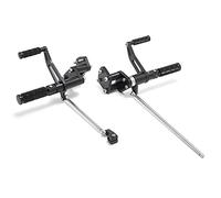 TARAZON Vorverlegte Fußrastenanlage 10" Fußrasten Forward Control für Harley Sportster Super Low XL883L XL1200C 2014-2023
