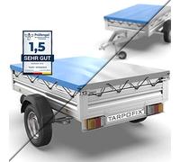 Tarpofix® Anhänger Plane 207x114cm inkl Planenseil | für 750kg Autoanhänger