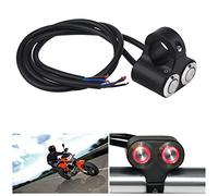 TARSHYRY Motorrad-Blinkerschalter, Bremslichtschalter, Scheinwerfer, Scheinwerfer, Warnblinkanlage, Nebelscheinwerfer, EIN/Aus-Schalter mit Kontrollleuchte, Lenkerschalter für Motorrad, ATV,