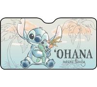 Tataway Lilo & Stitch Front-Sonnenschutz für Autoscheiben 130x70 cm - UV-Sonnenschutz mit offizieller Stitch-Grafik auf lila Hintergrund | Universal für Kinder
