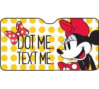 Tataway Minnie Front-Sonnenschutz für SUV-Autos, 150 x 80 cm - Effektiver Sonnenschutz mit Offiziellen Disney-Grafiken für Mädchen, robust und einfach zu verwenden