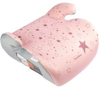 Tataway Sao Baby Booster Rosa 125-150 Cm I-Size R129 | Kindersitz In Rosa Und Grau | Kindersitz Fürs Auto Mit Sternen Und Gepolstertem Sitz