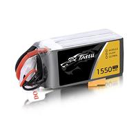 Tattu 4S LiPo Akku 1550mAh 14.8V 75C 4S Batterie mit XT60 Stecker for FPV Racing Quadcopters Helikopter Flugzeuge und RC Drone,RC Heli Airplane