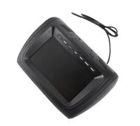 Tbest Auto-Kopfstützenmonitor 7 Zoll 1024 X 600 Breitbild-MP5-Player | ABS-Gehäuse, Verwendung auf Dem Rücksitz, USB- und Speicherkartenmedien, AV-Eingang, Verstellbare Halterungen, 12-V-Autos