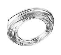 Tbest Auto Türkantenschutz 6m, Langlebiger PVC-Leisten-Schutz (Silver) | Flexibel, kratzfest, einfache Installation, universelle Passform, bietet maximalen Schutz
