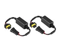 Tbest LED-Scheinwerfer-Decoder, H8, H9, H11, Anti-Flicker-, Fehlerunterdrückung, CANBUS-Problemlöser, für, Elantra, Schwarz, 2 Stück