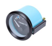 Tbest Wassertemperaturanzeige Kühlmitteltemperaturmesser 52 Mm 12 V 40 Bis 120 C LED Hintergrundbeleuchtung for Auto LKW Boot mit Gehäuse aus Aluminiumlegierung und ABS