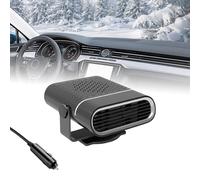 Tccydm Auto Heizung, 150 W, 12v Tragbare Autoheizung, 360° Drehbar Standheizung Auto, Heizlüfter Auto, 2-in-1-Multifunktionauto Heizung, Auftauen und Entnebeln, für Wohnmobil Camper LKW PKW 12 v