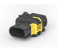 TE Connectivity HDSCS Automotive, Kfz-Steckverbinder, Laschengehäuse, Buchse, 2-polig, Schwarz / 1-reihig, 40A