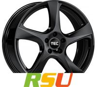 TEC Speedwheels AS5 Schwarz-glanz Alufelge 19 Zoll ET45 5x108 ML72,5