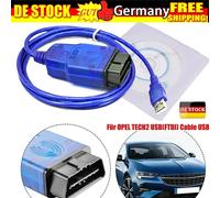 Tech 2 USB Diagnosekabel＆Anschlüsse Für Opel Vauxhall Diagnostic mit-CD DEU-