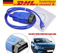 Tech 2 USB Diagnosekabel＆Anschlüsse Für Opel Vauxhall Diagnostic mit-CD DHL