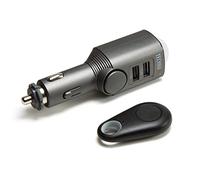 Technaxx TX-100 Auto,- Wohnmobil-, Boots-Alarm/ Mobiler Mini Alarm mit Bewegungserkennung + Fernbedienung und Autoladegerät - 2x USB, 6 Tage Standby, 110db Alarm Sound zur Abschreckung