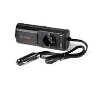 Technaxx Auto-Wechselrichter 200W - 12V DC auf 230V AC mit Schuko-Steckdose, USB-C & USB-A (5V/2,4A), modifizierte Sinuswelle, Überlast- & Überhitzungsschutz für Auto, Wohnwagen & Boot - TE21