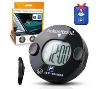 Technaxx Elektronische Parkscheibe mit Magnetbefestigung, KBA TX-353 | Automatische Parkzeiteinstellung, Bewegungssensor, automatische Sommer-/Winterzeit und lange Batterielaufzeit