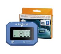 Technaxx elektronische Parkscheibe, automatische digitale Parkuhr für das Auto TX-272 - ECE-Lizenz, mit Bewegungssensor, automatischer Zeiteinstellung, doppelt beleuchteten Displays, SOS-Licht