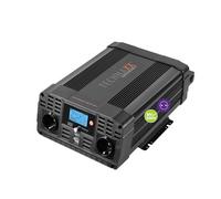 Technaxx Reiner Sinus Wechselrichter 12V auf 230V 2000W, Inverter, TÜV TE22 | 4000W Spitzenleistung, LC-Display, 2 Schuko-Steckdosen, USB-C und USB-A QC3.0 für Auto, Wohnmobil, Camping, Boot und LKW