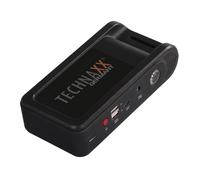 Technaxx 12000 mAh Starthilfe mit Powerbank für Auto Starterbatterie (Benzinmotoren bis zu 4.0L / Dieselmotoren bis zu 2,5 L) TX-218 - Starthilfegerät mit 2X USB-A Anschluss & LED-Leuchte