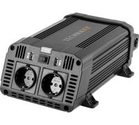 TECHNAXX TE16 - Wechselrichter, modifizierte Sinuswelle, 1200 W, Schutzkontakt TECHNAXX