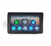 Technaxx Wireless Car Play & Android Auto Display 7" TX-320 mit Bluetooth 5.0, FM-Transmitter, AUX-Ausgang, eingebautem Lautsprecher, MicroSD-Steckplatz, Armaturenbrett-/Windschutzscheibenhalterung