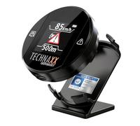 Technaxx Verkehrswarner mit Blitzer.de, Display & App ohne ABO TX-388 | Gefahren- und Geschwindigkeitswarnung, Echtzeit-Display, Auto-Aktivierung, Blitzer.de/SCDB, TrafficNaxx App ohne Abo
