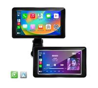 Technaxx Wireless Car Play & Android Auto Display 7" TX-320 mit Bluetooth 5.0, FM-Transmitter, AUX-Ausgang, eingebautem Lautsprecher, MicroSD-Steckplatz, Armaturenbrett-/Windschutzscheibenhalterung
