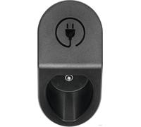 TechniSat TECHNIVOLT Kabel- und Steckerhalter Typ 2 (Wandhalterung für Ladekabel, Kabelaufhängung und Stecker-Halterung in einem, mit Montagezubehör) schwarz/weiß
