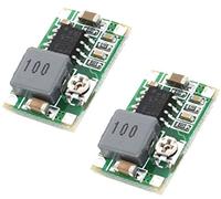 TECNOIOT 2pcs Mini360 Mini-360 DC-DC Adjustable Buck Converter Step Down Power Supply Module Ultra-Small | 2pcs Mini360 Down Modul Down Modul Handy Netzteil Modul DIY, Fahrzeug Lm2596