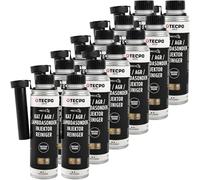 TECPO 12x 300ml Katalysator AGR Lambdasonde Injektor Reiniger Benzin Additiv