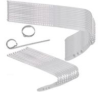 TECPO Universal Achsmanschetten Schellen 12x groß 12x klein 28-124 mm Klemmschelle Ohrschelle