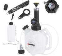 TECPO Bremsen-Entlüftungsgerät Entlüfter, 4 Liter Bremsflüssigkeitstester Prüfer
