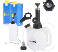 TECPO Bremsenentlüftungsgerät + ATE Bremsflüssigkeit SL6 2x 1L