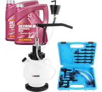 TECPO Getriebeöl-Einfüllgerät, Öleinfüllgerät 7.5 L, 15 Adapter +...