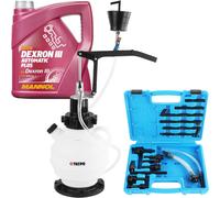 TECPO Getriebeöl-Einfüllgerät, Öleinfüllgerät 7.5 L, 15 Adapter +...