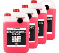 TECPO Kühlerfrostschutz Antifreeze AG13+, 20 Liter Kühlmittel rosa rot -40 C° Auto Kühlflüssigkeit Gebrauchsfertig LOBRID-Technologie | bis zu 5 Jahre Lebensdauer |