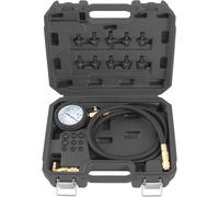 TECPO Öldrucktester Öldruckprüfer Öl-Messgerät Öldruckmesser Tester Prüfer Überprüfung von Öldruck bis 10 Bar