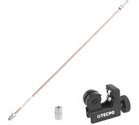 TECPO ROHRSCHNEIDER + 1.2 m BREMSLEITUNG 4.75 mm 3/16 mit VERBINDER F-BÖRDELUNG