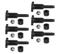 TEHAUX 6 Sets Vertikale Hydraulikheber Zubehör mit Metall Ölrücklaufventil und Dichtung für Sichere Passform und Leckagevermeidung bei Autoreparatur und Industrie