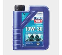 Teilsynthetisches Öl für 4-Takt Innen- & Außenborder Liqui Moly Marine 4T Motor Oil 10W-30, für Benzinmotoren, API SM & NMMA FC-W, 60 Liter