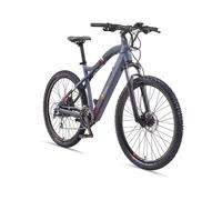 TELEFUNKEN E-Bike Mountainbike Elektrofahrrad Alu, 24 Gang Shimano Acera Kettenschaltung - Pedelec MTB 27,5 Zoll, Hinterradmotor 250W, Scheibenbremsen, Grau, Aufsteiger M922