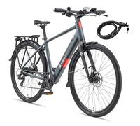 TELEFUNKEN E-Bike 28 Zoll Fahrrad für Damen & Herren | Pedelec Urban Citybike 7-Gang Kettenschaltung | Hydr. Scheibenbremsen | inkl. Panzerschloss | Elektrofahrrad 250 W Heckmotor | 417 Wh Li-Ion-Akku
