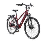 TELEFUNKEN E-Bike Damen Elektrofahrrad Alu 28 Zoll mit 24-Gang Shimano Acera Kettenschaltung, Pedelec Trekkingrad mit Hinterrad-Motor 250W 11,6 Ah, 36V Akku, XC940 Expedition