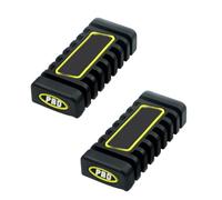 TENYELE Motorrad-Schalthebel-Abdeckung, universell, Fußrasten, Pedal-Gummi, Fußrasten, Pedal-Dekorationen, Gummi-Fußrastenabdeckungen