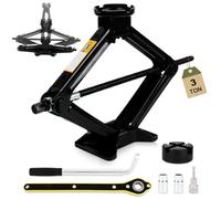 TEOV 3T/3000kg Universeller Scherenwagenheber, Wagenheber Maximale Höhe bis zu 45cm, Tragbarer Wagenhebersatz für Auto, SUV, MPV und Andere Fahrzeuge